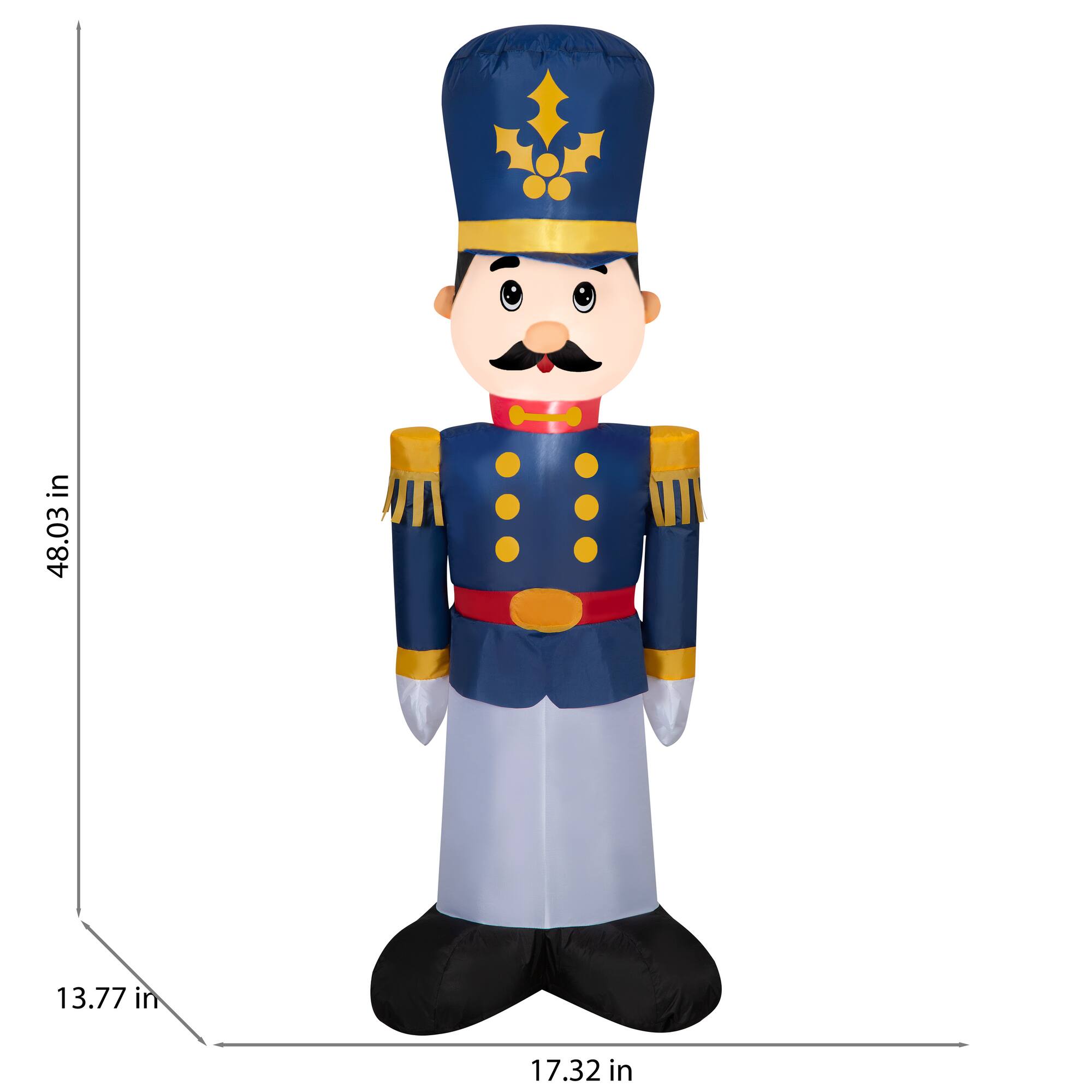 4ft. Airblown® Inflatable Christmas Toy Soldier